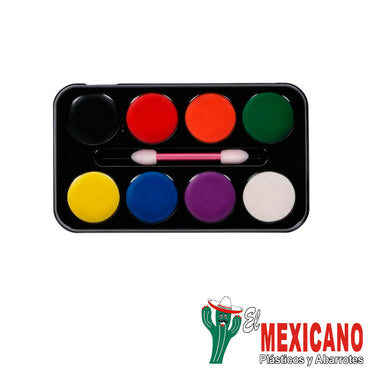 HALLOWEEN MAQUILLAJE FACE PAINTS C/8 COLORES