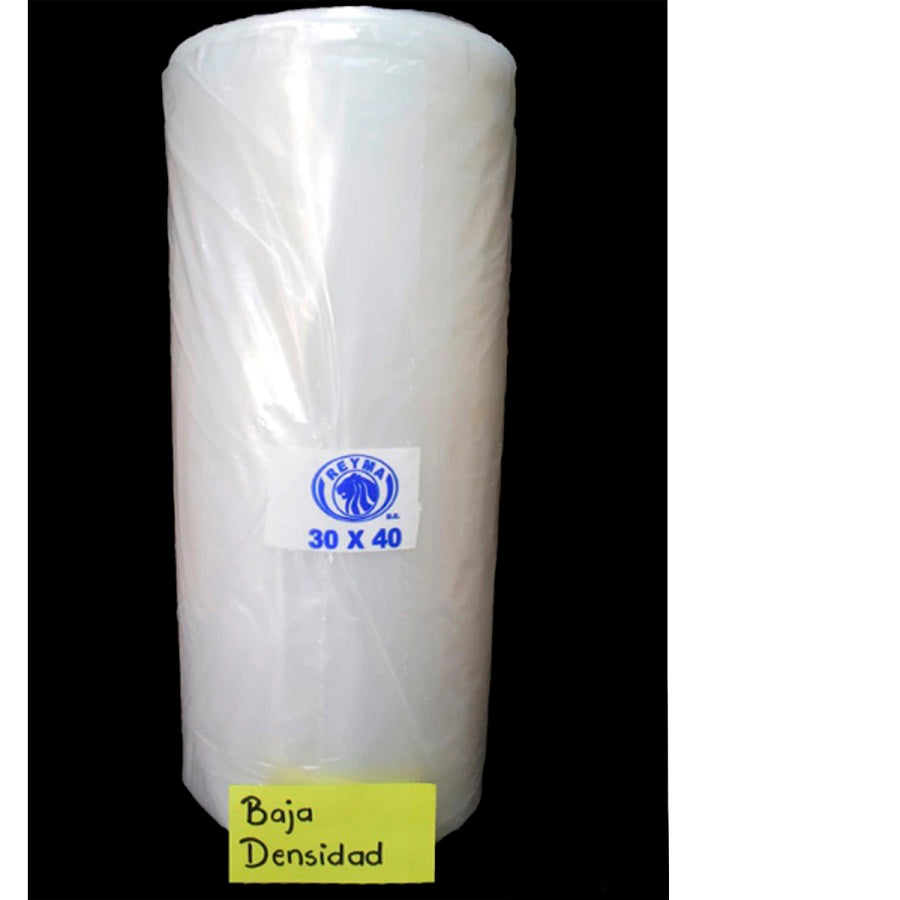 BOLSA ROLLO BAJA DENSIDAD 30X40 CAP 3KG. – El Mexicano en línea
