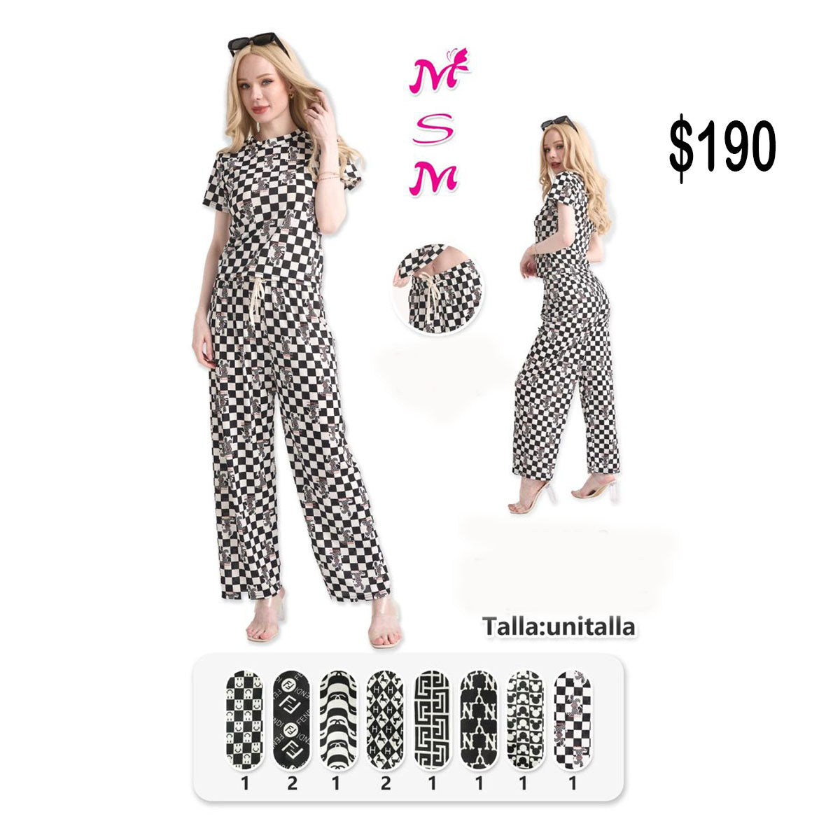 CONJUNTO MSM MOD TC-2623 VARIOS COLORES