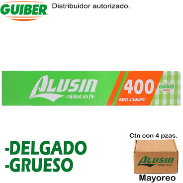 ALUMINIO ALUSIN 400 JUMBO GRUESO 1.3 KG