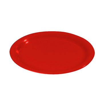 PLATO REDONDO MELAMINA ROJO 25 CM