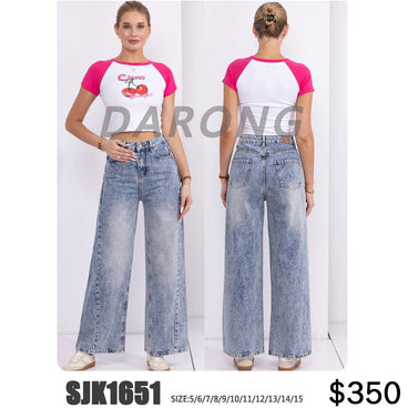 PANTALON DE MEZCLILLA DARONG MOD SJK-1651
