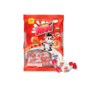CARAMELO MUU RELLENO DE CAJETA C/100 PZAS