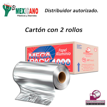 ALUMINIO MEGA PACK DE 10 KG CARTON C/1 ROLLO