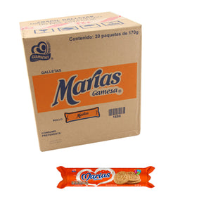 GALLETA MARIAS 170 GR CARTON C/20 PAQUETES