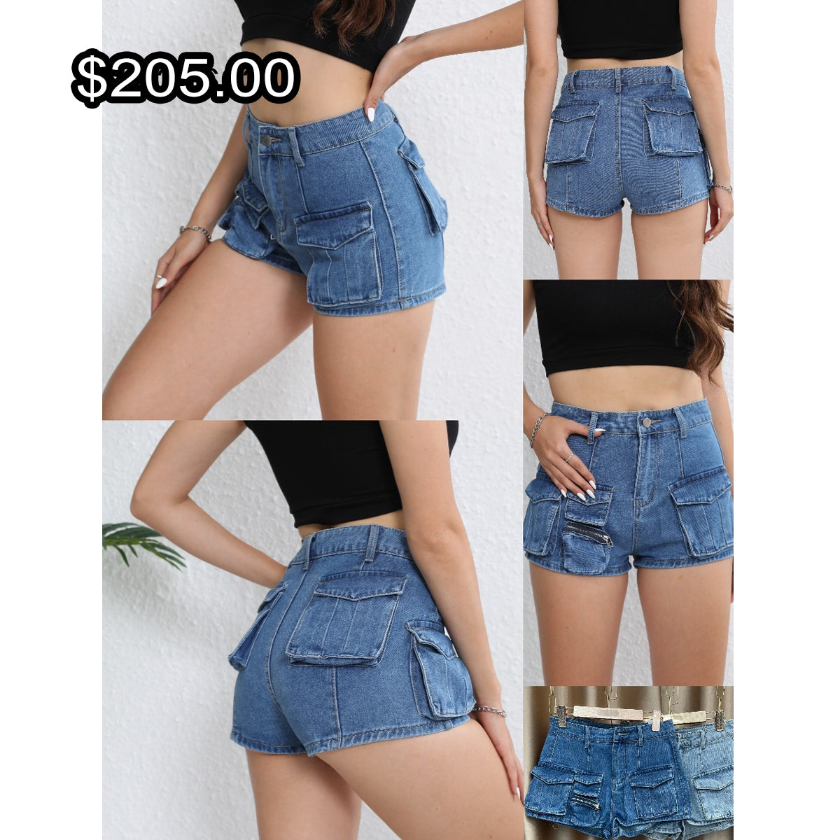 SHORT MEZCLILLA COCO MODA MOD YM-24602