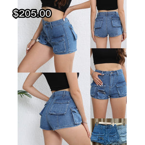 SHORT MEZCLILLA COCO MODA MOD YM-24602