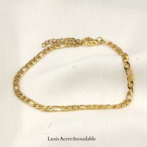 PULSERA DORADA ACERO INOXIDABLE FIGARO