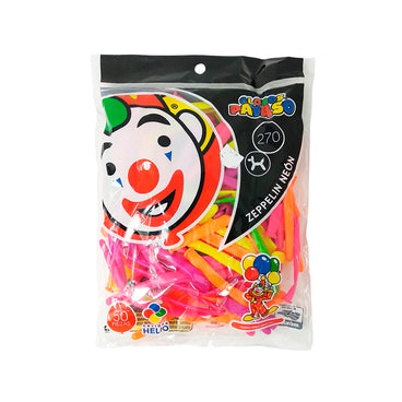GLOBO ZEPELIN NEON C/50 PZAS