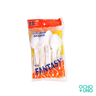 CUCHARA FANTASY GRANDE C/25 PZAS