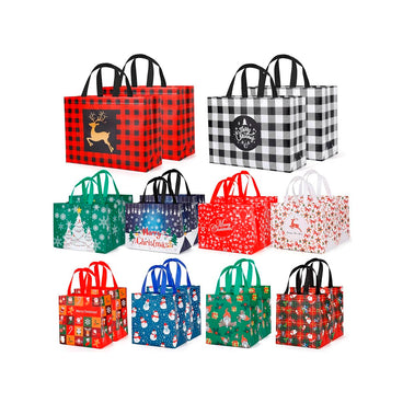 BOLSA REGALO MEDIANA NAVIDEÑA IMPORTADA
