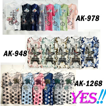 BLUSA Z X S MOD AK-948, 978 Y 1268 VARIOS COLORES