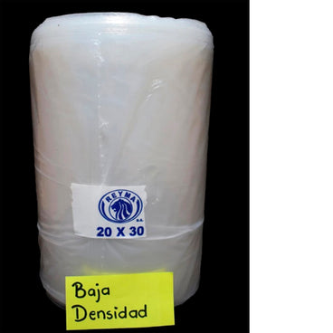 PIEZA BOLSA ROLLO BAJA DENSIDAD 20X30 CAP. 1 KG