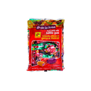 CARAMELO CON CHICLE DE LA ROSA C/100 PZAS
