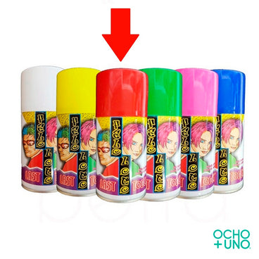 SPRAY PINTA CABELLO ROJO BOTE 90 G