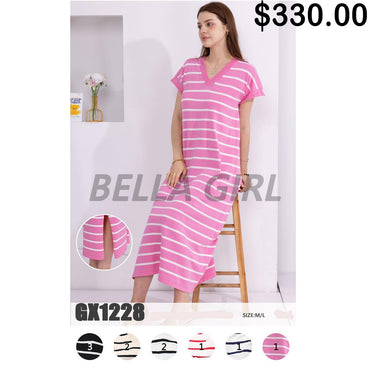 VESTIDO BELLA GIRL MOD GX-1228 VARIOS COLORES