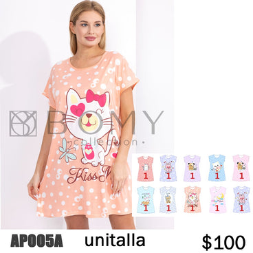 PIJAMA BOMY BATA MOD AP-005 VARIOS COLORES