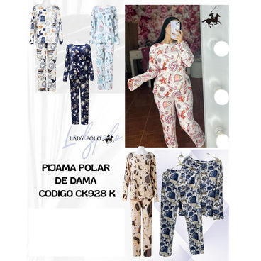 PIJAMA LADY POLO NUM 928 VARIOS COLORES