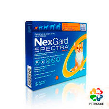 NEX GARD SPECTRA PASTILLA PARA PERRO DE 2 A 3.5 KG
