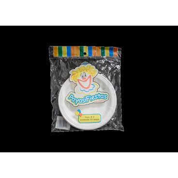 PLATO PASTELERO PLASTIFIESTA #2 C/25 PZAS