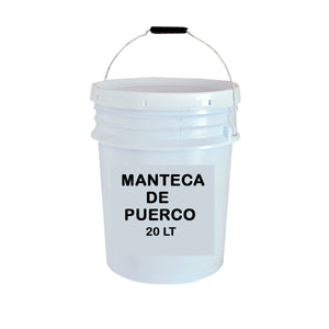 MANTECA DE PUERCO CUBETA 20 LT