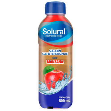 SUERO SOLURAL SABOR MANZANA 500 ML