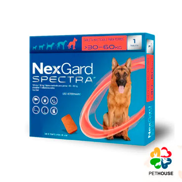 NEX GARD SPECTRA PASTILLA PARA PERRO DE 30.1 A 60 KG