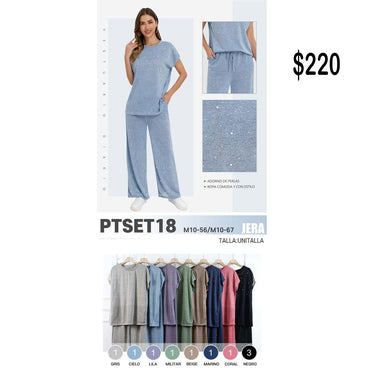 CONJUNTO JERA MOD PTSET-18 VARIOS COLORES