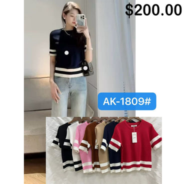 BLUSA Z X S MOD AK-1809 VARIOS COLORES
