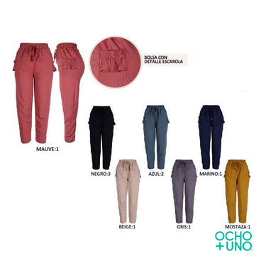 PANTALON DE VESTIR H & Y  MOD 6566 VARIOS COLORES