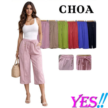 PANTALON CHOA CAPRI MOD P-110-4 VARIOS COLORES