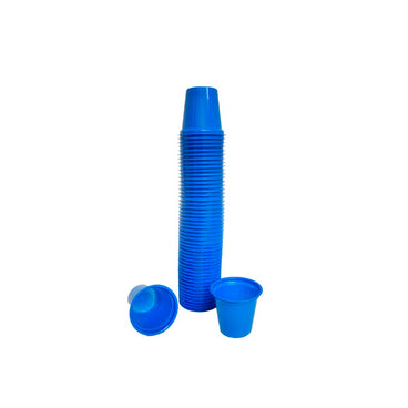 VASO AZUL PARA NIEVE C/50 PZAS