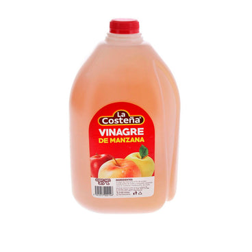 VINAGRE LA COSTEÑA DE MANZANA GALON 3.7 LTS CARTON C/4 PZAS