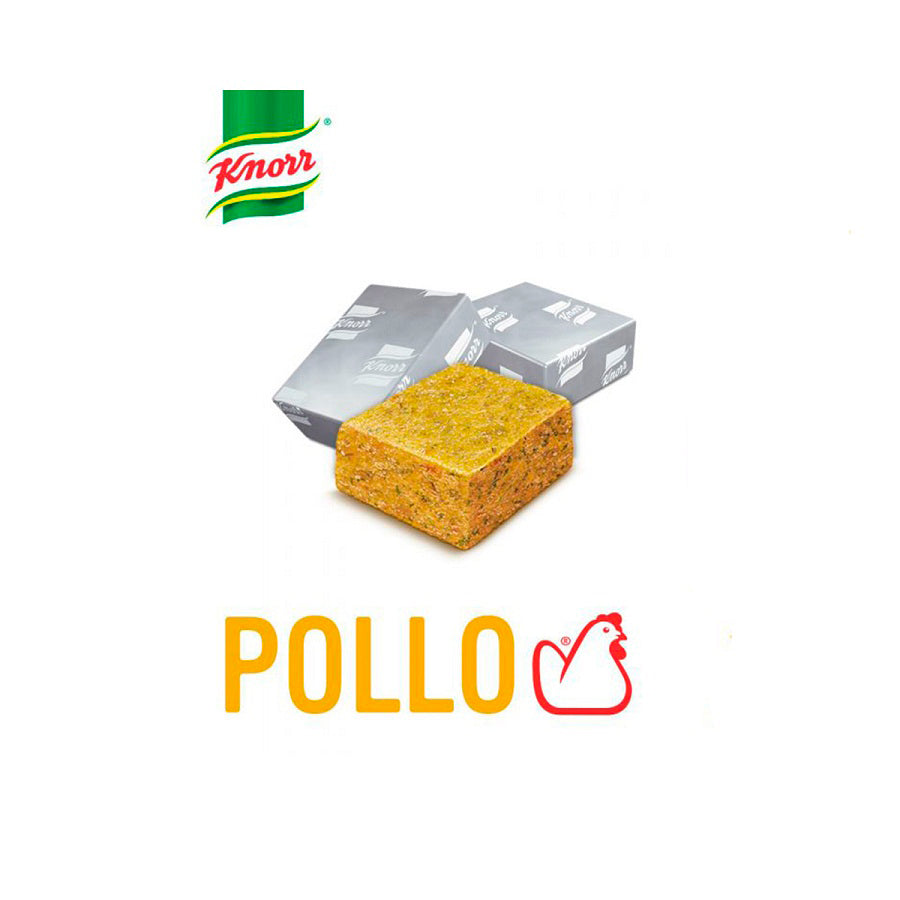 KNORR CALDO DE POLLO CAJITA CON 2 PZAS