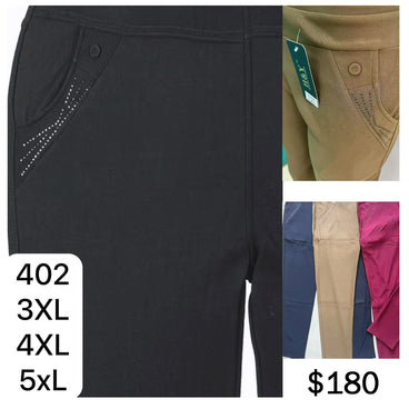 PANTALON DE VESTIR H & Y MOD 402 VARIOS COLORES