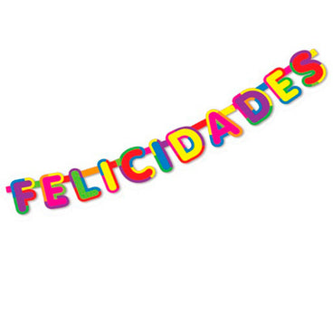 LETRERO FELICIDADES 1 PZA