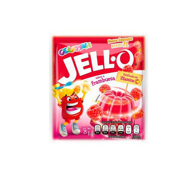 GELATINA JELLO FRAMBUESA 25 GR