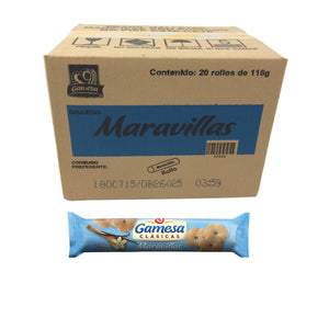 GALLETA MARAVILLAS 116 GR CARTON  C/20 PAQUETES