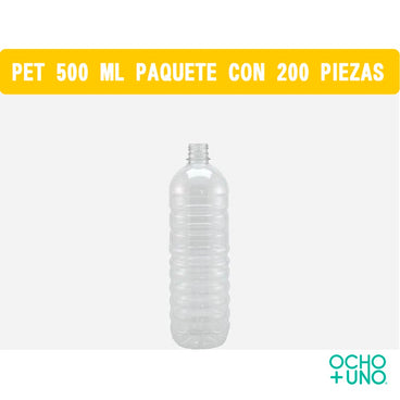 PET SIN TAPA 1/2 C/200 PZAS