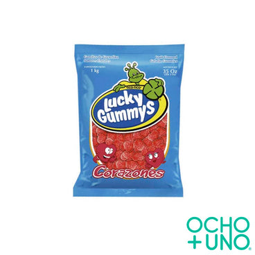 LUCKY GUMMYS CORAZONES 1 KG