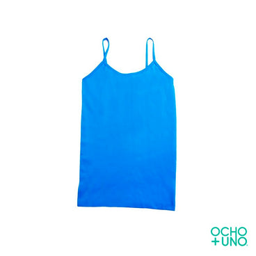 BLUSA TIRANTE COLOR AZUL CIELO