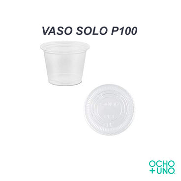 VASO SOLO P100 PARA 1 OZ C/250 PZAS