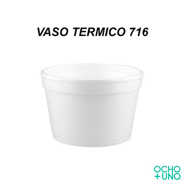 VASO TERMICO 716 CONVERMEX C/25 PZAS