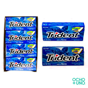 CHICLE TRIDENT VALUPACK MENTA C/12 PZAS