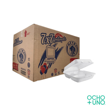 CONTENEDOR 7X7 DIVISION CARTON C/4 TIRAS DE 50 C/U