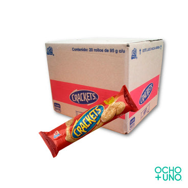 GALLETA CRACKETS 89 GR CARTON C/20 PAQ.