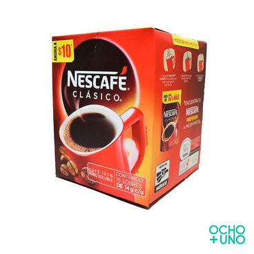 NESCAFE CLASICO SOBRE CAJA C/16 PZAS