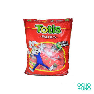 TOTIS PALITOS CHILE Y LIMON C/24 PZAS