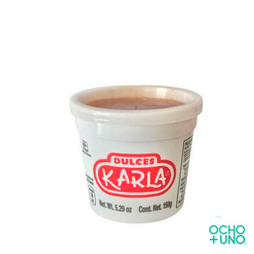 VASO KARLA DULCE DE TAMARINDO GRANDE C/8 PZAS