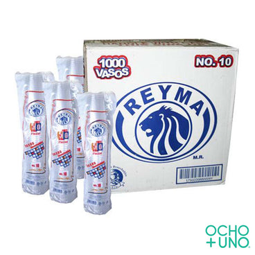 VASO 10 REYMA CARTON C/1000 PZAS